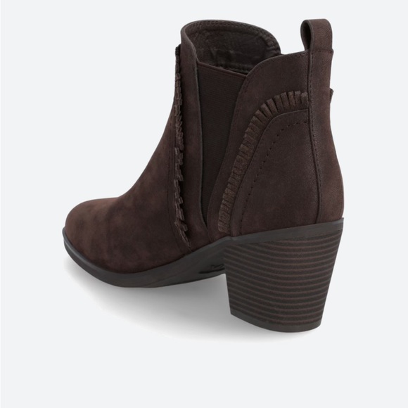 MIA “Carroll” Heeled Pull-On Bootie chocolate brown 9.5 - Picture 3 of 11